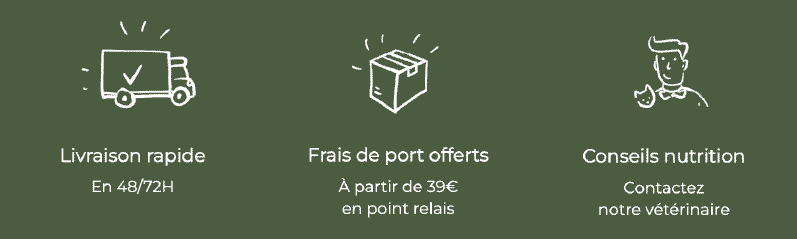 Livraison rapide - Frais de port offerts - Conseils nutrition