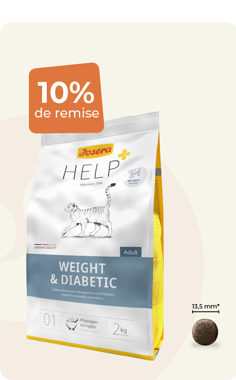 Pour chat adulte  en surpoids et/ou  à risque de diabète  et diabétique  2kg