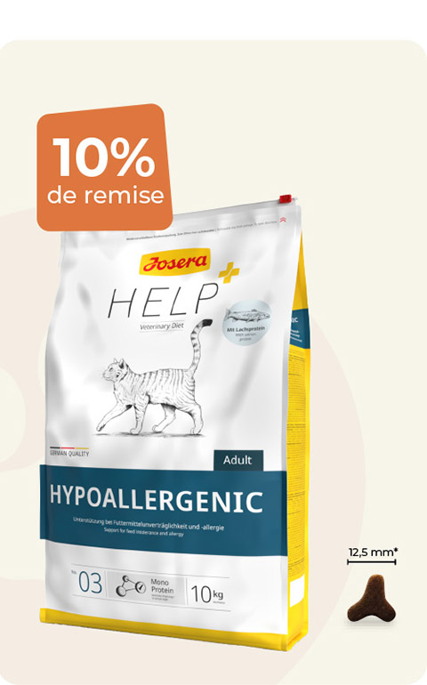 Pour chat adulte  intolérant ou  allergique, sensible peau  et/ou digestion   10kg