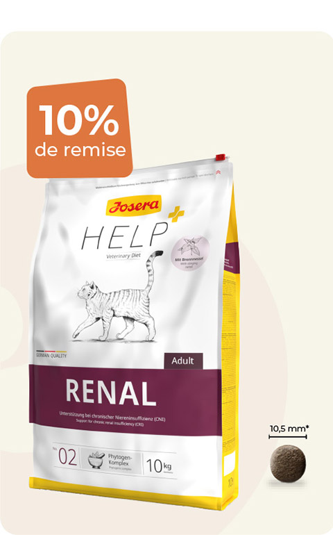 Pour chat adulte ou âgé à risque ou en  insuffisance rénale  10kg